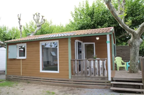 Mietunterkunft - Mobilheim Crl 2 Zimmer - Überdachte Terrasse- Klimaanlage + Wifi - image n°3 - International Camping