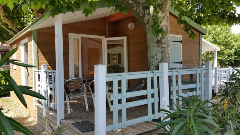 Mobil-home CRL 2 chambres - terrasse couverte