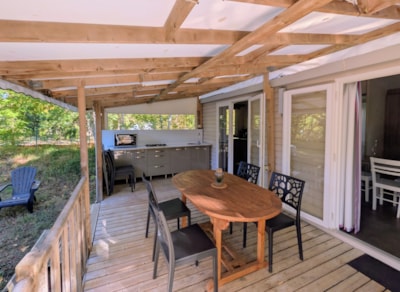 Evasion Cottage, 30 m² - 2 bedrooms, 1 bathroom - 18 m² terrace and air conditioning