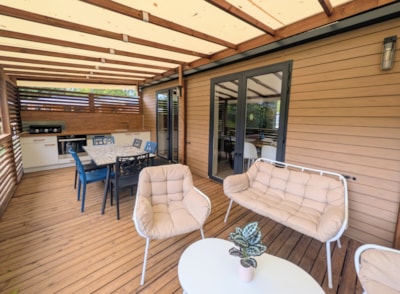New Premium Cottage - 32 m² - 2 bedrooms, 1 bathroom - 20 m² terrace and air conditioning
