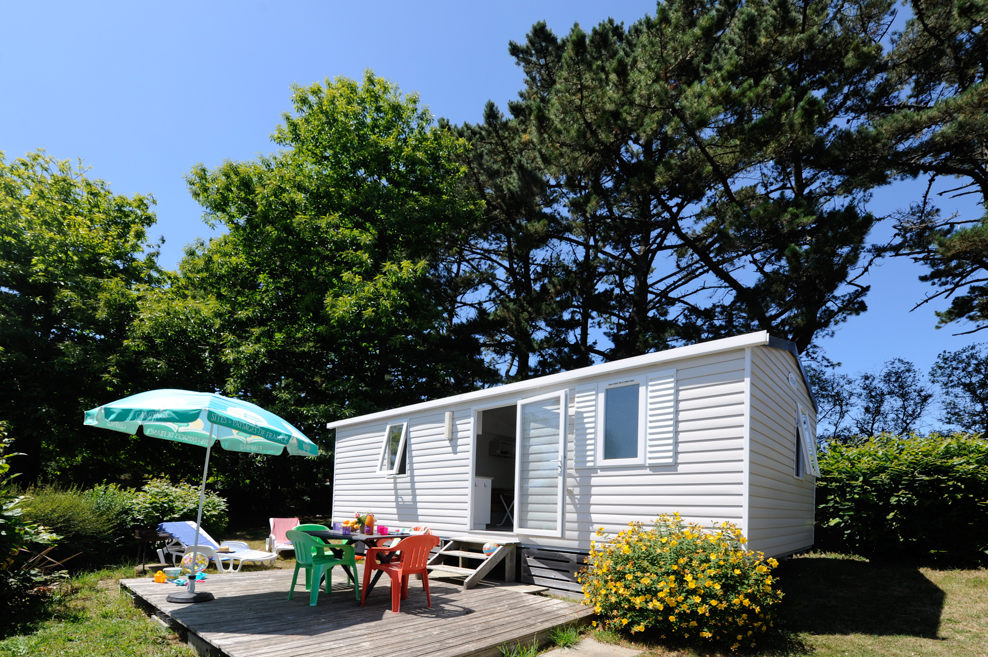 Location - Mobil-Home Privilège 2Ch - Tv - 29M² - Camping Sites et Paysages Le Panoramic