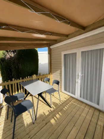 Mietunterkunft - Mobil Home Riviera 1 Chambre - CAMPING LA SOURCE