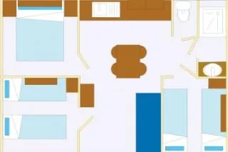 Chalet Topaze 3 Chambres 1 Salle De Bain **