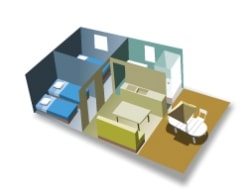 Chalet Détente 24 m² (2 bedrooms)