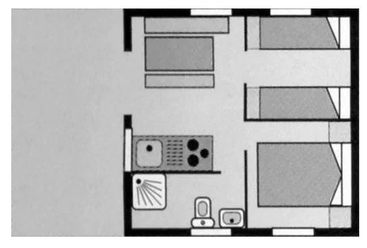 Chalet Détente 24 M² (2 Chambres)