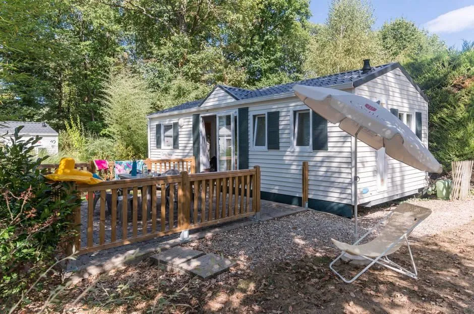 Location - Mobile Home Grand Charme 32M² (3 Chambres) - Castel Camping Les Bois du Bardelet