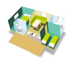 Mobile home Harmonie 28 m² (2 bedrooms)