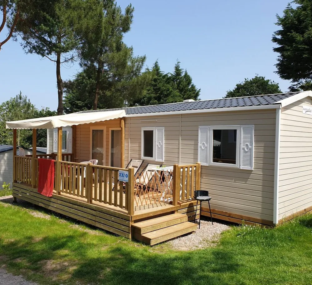 Location - Mobile-Home Infinité - 40M² (4 Chambres - 2 Salles De Bains) - Castel Camping Les Bois du Bardelet