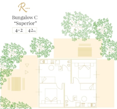 Bungalow C Superior (4 adults+2 children up to 10) — 10
