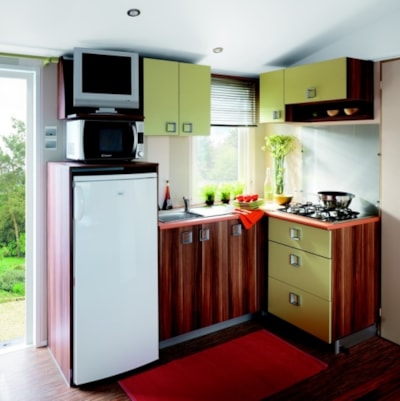 Mobile home Super Titania 35m² / 3 bedrooms - Half-covered terrace