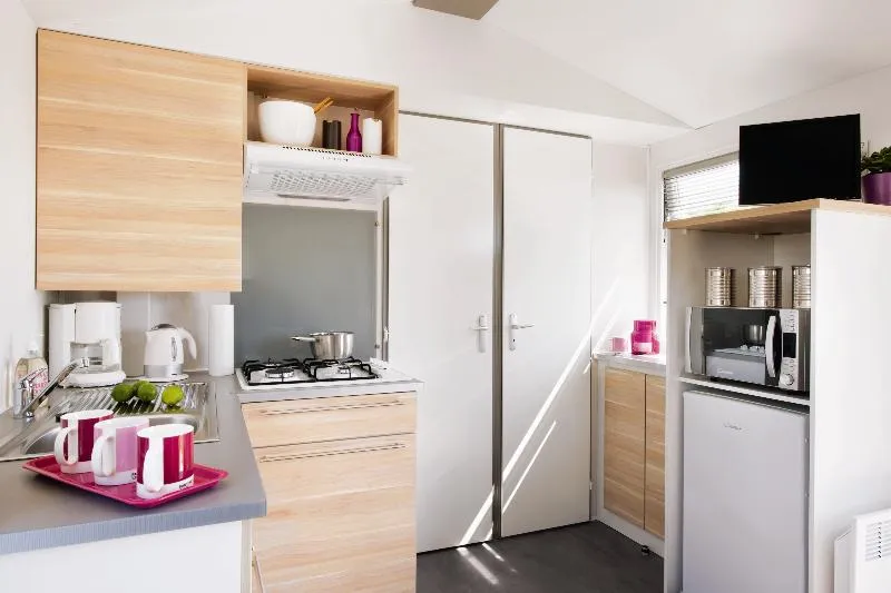Mobil Home Confort 23/27M² - 2 Chambres - Terrasse Couverte + Tv