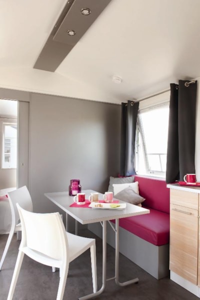 Mobile home Confort 23/27m² - 2 bedrooms - sheltered terrace + TV