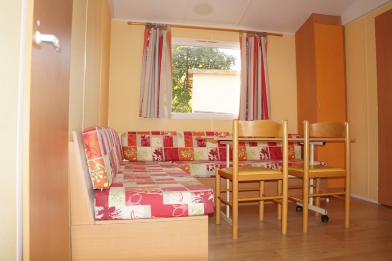 Mobile home Standard 27m²  (2 bedrooms)  + covered terrace 4 Ppl.