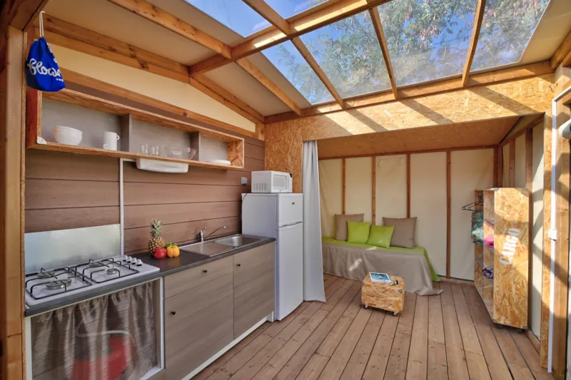 Lodge Maori Confort 17M² (2 Chambres) - Sans Sanitaires + Terrasse Couverte