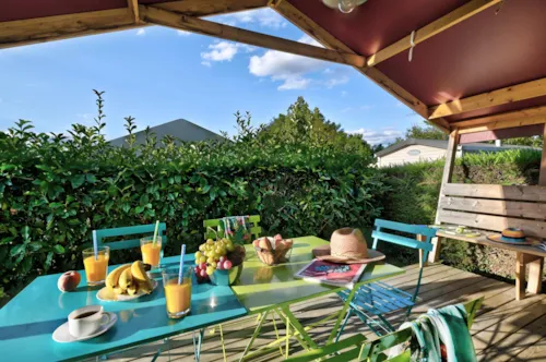 Location - Freeflower Confort 22M²  (2 Chambres) + Terrasse Couverte - image n°5 - Flower Camping La Chataigneraie