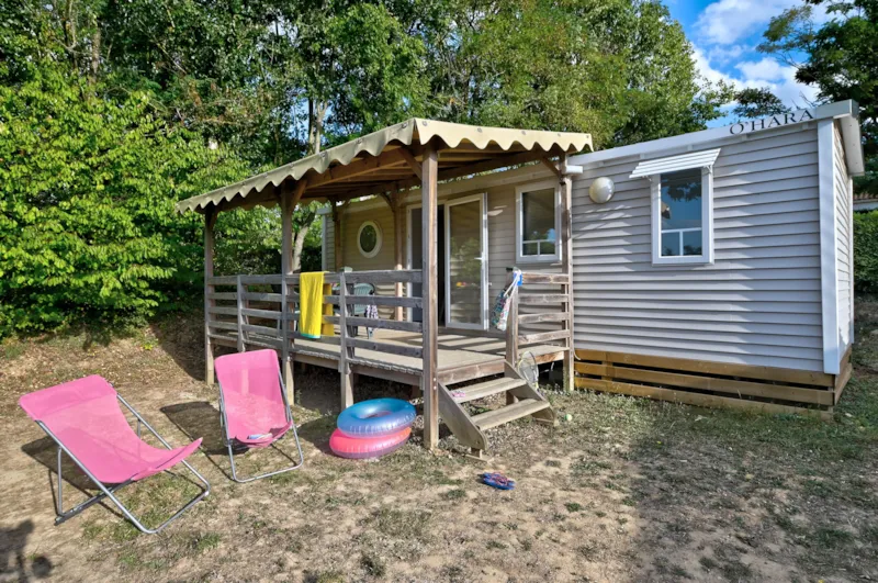 Mobil Home Confort 23/27M² - 2 Chambres - Terrasse Couverte + Tv