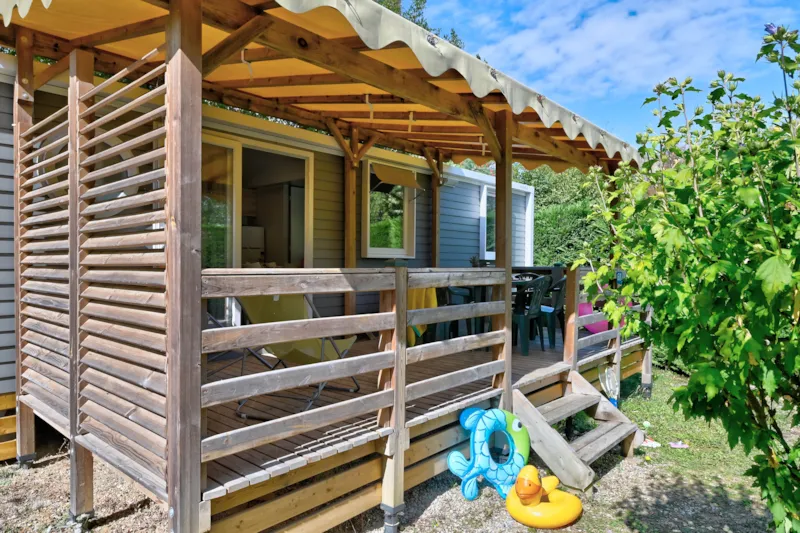 Mobil Home Confort 31M² (3 Chambres) +  Terrasse Couverte + Tv