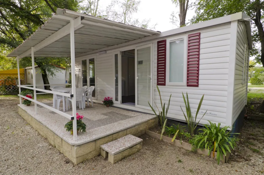 Mietunterkunft - Mobilhome Premium 4 Personen + 1 Kind - Torre Pendente Camping Village