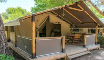 Mietunterkunft - Trigano Kenya - Camping L'Ametlla Village Platja