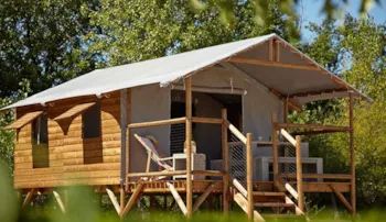 Mietunterkunft - Holzhütte Lodge - Camping de La Besse