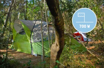 Stellplatz - Stellplatzzelt B2t Mit Elektroanschluss 700W - PuntAla Camp & Resort