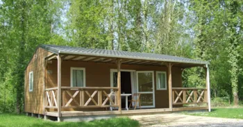 Mietunterkunft - Chalet Holz 35 M² - Moncontour Active Park - Terres de France