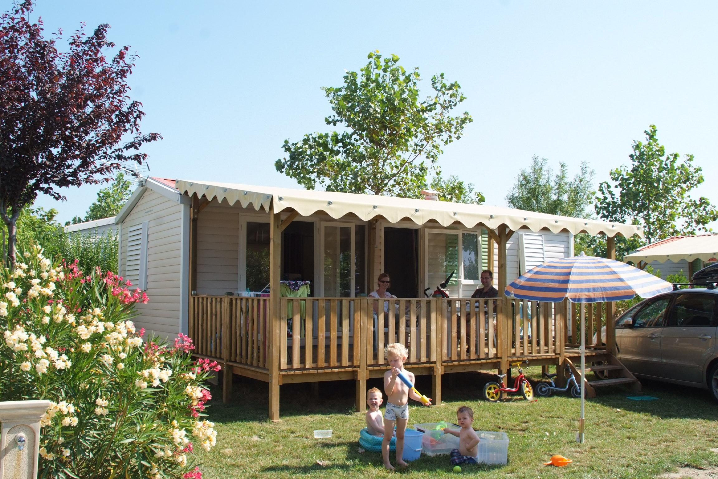 Accommodation - Mobil Home Soléado 2 Bedrooms (Year 2012)/Air-Conditioning - Camping Le Soleil Fruité