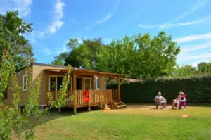 Locatif - Mobilheim Kiwi 2 Zimmer / Hölzerner Terrasse / TV / LV Klimaanlage / Nespresso - Camping Le Soleil Fruité
