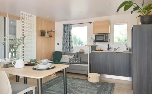 Location - Mobil-Home Corail 3 Chambres / Terrasse Couverte / Clim Réversible / Tv / Lv / Nespresso - image n°3 - Camping Le Soleil Fruité