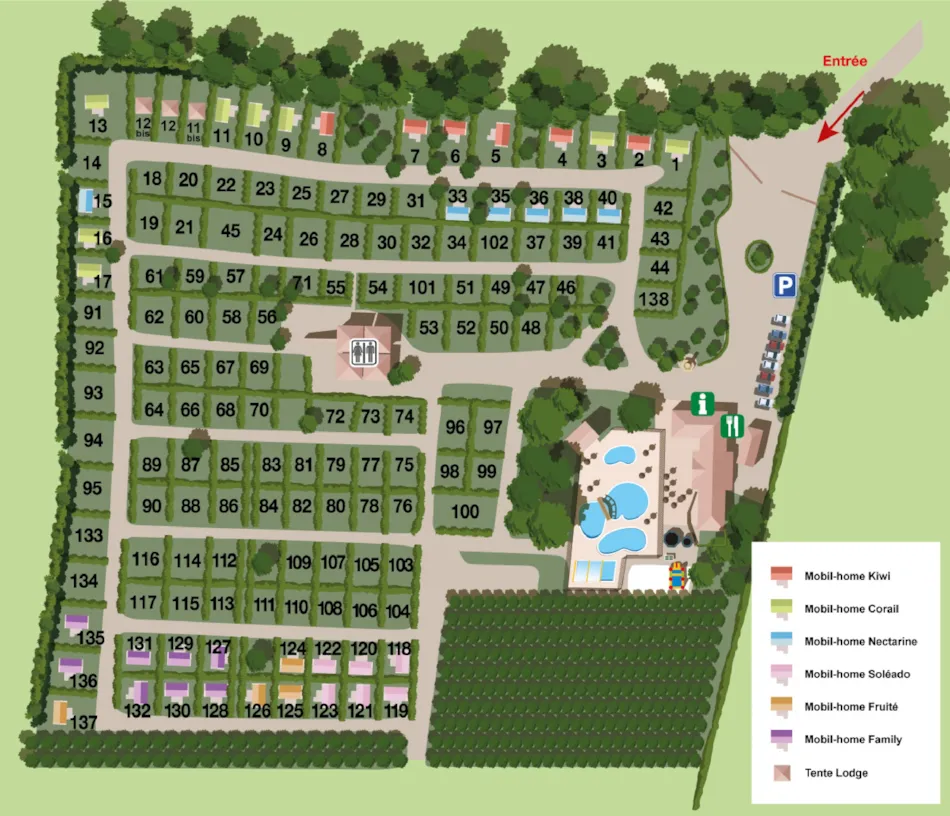 Camping Le Soleil Fruité