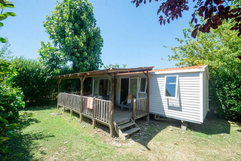 Mobile home Family 3 bedrooms sheltered terrace Dishwasher TV air-conditioning / Nespresso