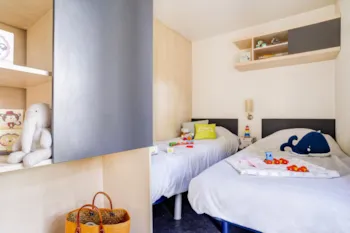 Mietunterkunft - Cottage Keywest 2 Schlafzimmer Premium - Camping Sandaya La Ribeyre