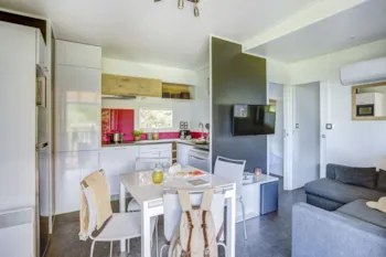 Mietunterkunft - Cottage Taos 3 Schlafzimmer - 2 Badezimmer Premium - Camping Sandaya La Ribeyre