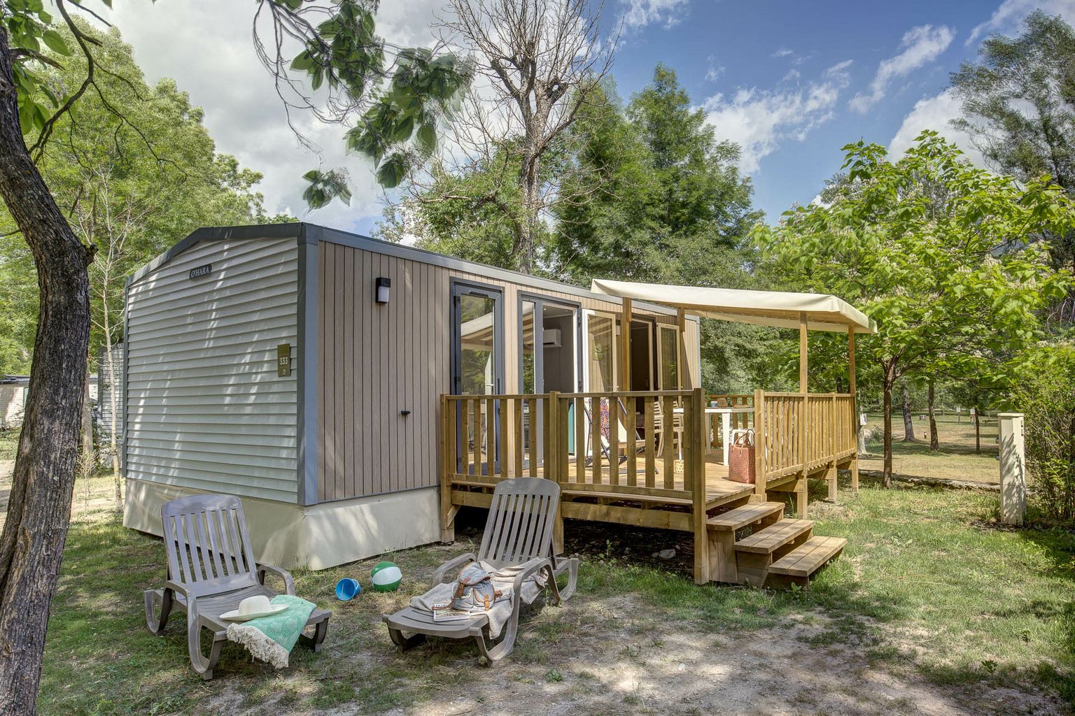 Location - Cottage Vichy 2 Chambres Premium - Camping Sandaya La Ribeyre