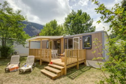 Huuraccommodatie(s) - Cottage Vichy 3 Slaapkamers Premium - Camping Sandaya La Ribeyre