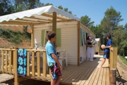 Camping Paradis Le Ruou - image n°21 - Roulottes