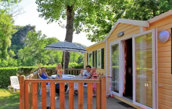 Mietunterkunft - Lounge - 3 Zimmer - Camping Marvilla Parks - Domaine de Soleil Plage