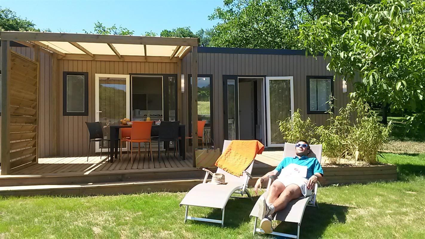 Location - Mobil-Home 3 Chambres Balneo Nouveauté 2018 (Pb36) - Tohapi Domaine de Soleil Plage