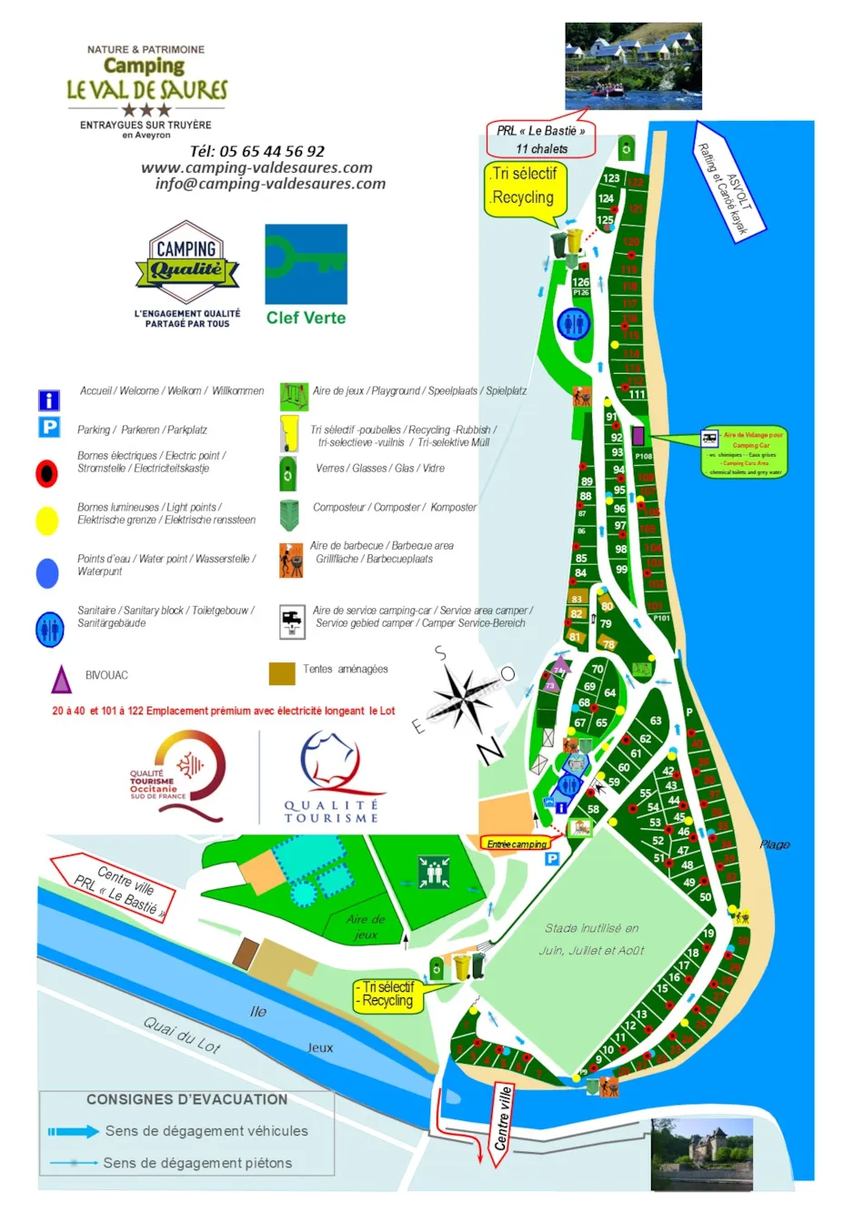 Camping Qualité le Val de Saures
