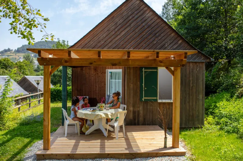 Chalet 32M² / 2 Chambres Avec Une Grande Terrasse Avec Vue Sur La Rivière Lot.