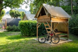 Alojamento - A Tenda De Bivaque Para 2 Pessoas Ideal Para Caminhantes - Camping Qualité le Val de Saures