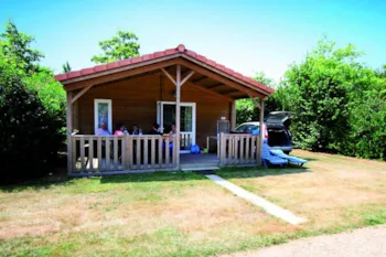 Mietunterkunft - Chalet  Prestige Premium  28M² - 2 Zimmer + Überdachte Terrasse 14M² - Camping Paradis La Bretonnière