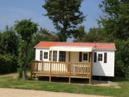 Huuraccommodatie(s) - Mobil  Océan Confort 29M² - 2 Kamers + Overdekt Terras 13M² - Camping Paradis La Bretonnière