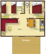Chalet Ibardin 35M² 2 Chambres Chalet Ibardin 35M² 2 Chambres