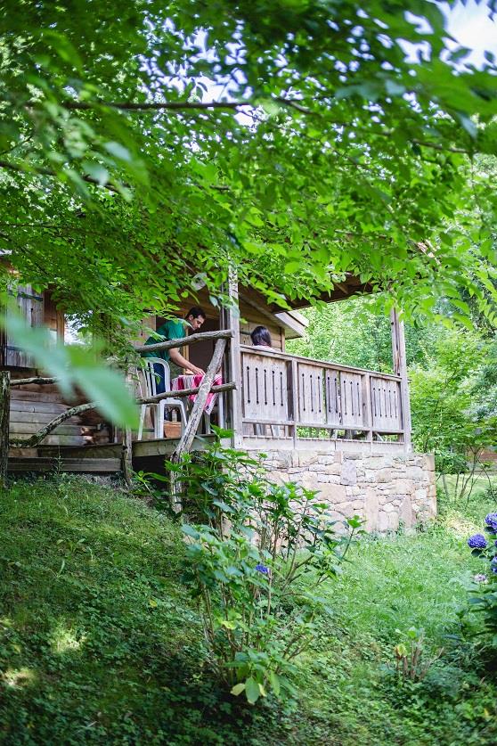 Location - Chalet Ibardin Confort (3 Chambres) D - Camping Le Col d'Ibardin