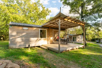 Mietunterkunft - Cabane Rhune (3 Zimmer) - Camping Sunêlia Col d'Ibardin