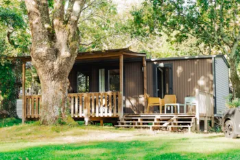 Mietunterkunft - Cottage Premium (2 Zimmer / 2 Badezimmer) - Camping Sunêlia Col d'Ibardin
