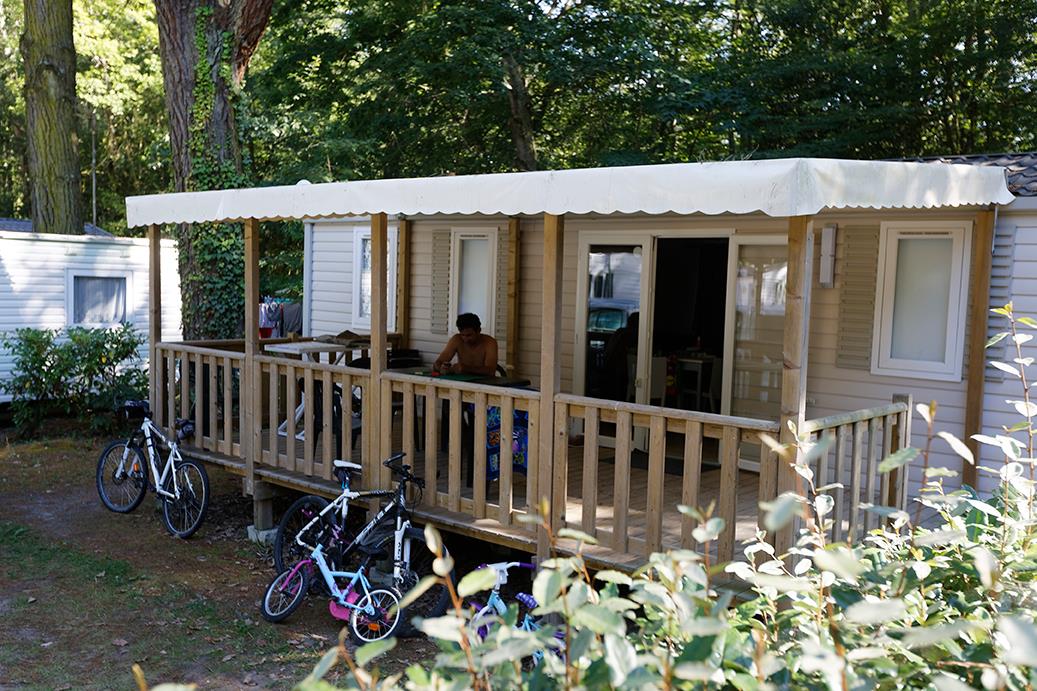 Location - Mobil Home 3 Chambres Grand Confort Formule Nuit - Camping Château Du Petit Bois