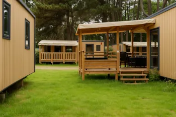 Mietunterkunft - Sunêlia Confort Sorlock - 2 Schlafzimmer - - Camping Sunêlia le Petit Bois