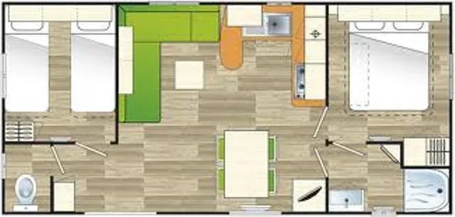 Mobil Home Family Kids 5 Personnes